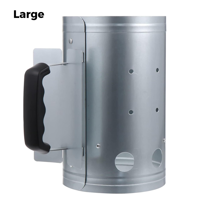 Heavy-Duty Steel BBQ Charcoal Starter