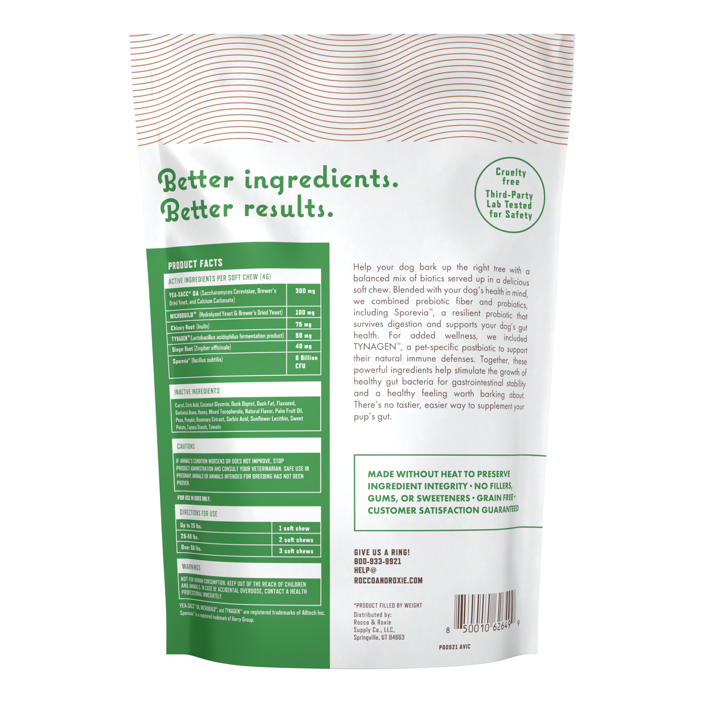 Rocco & Roxie Probiotic Dog Chew