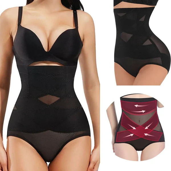 CROSS COMPRESSION ABS SHAPING PANTS
