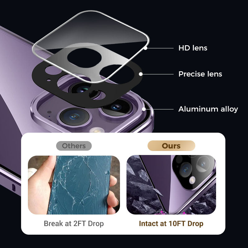 🎅🏻Magnetic double-sided anti-peep glass mobile phone case for iPhone