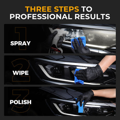 180ml Professional Car Headlight Restorer with Sponge🧽🚗