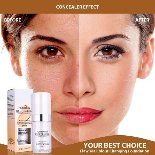 Colour Changing Mature Skin Foundation