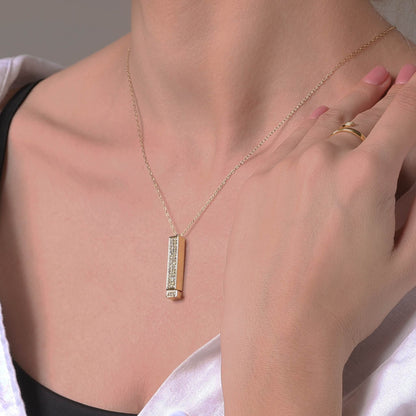 "I Love You" Halsband - Äkta Guld