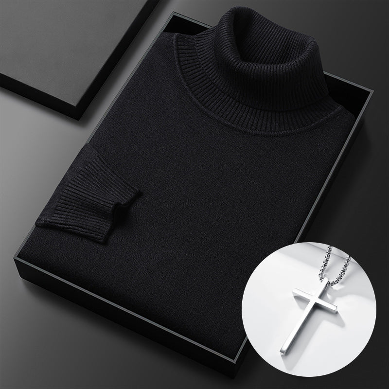 ✨Men's Solid Color Premium Turtleneck Sweater