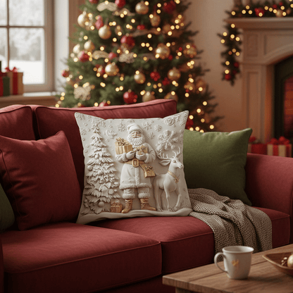 🎄Christmas 3D Printed Pillow✨