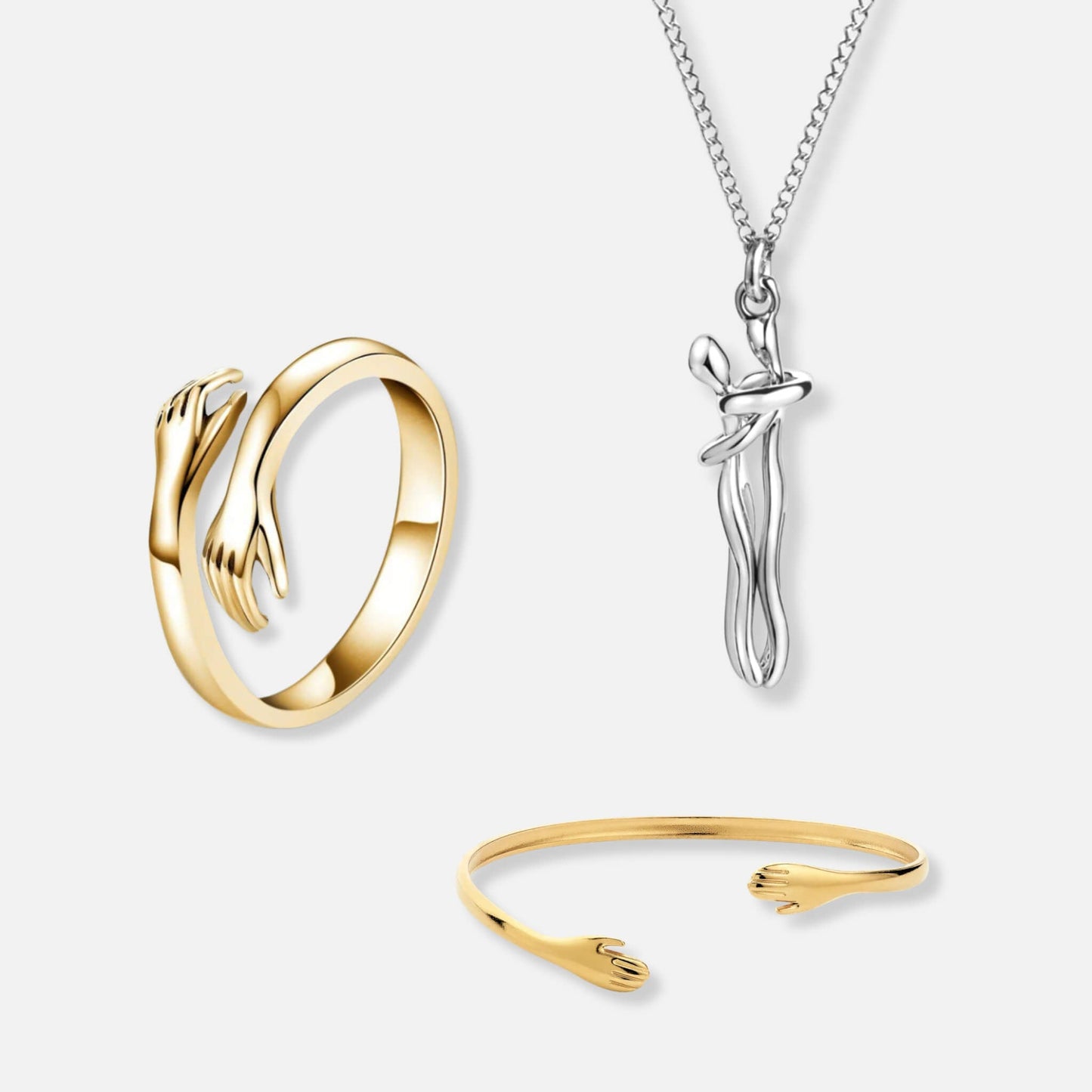 Kramring, Kramhalsband & Kramarmband - Äkta Silver