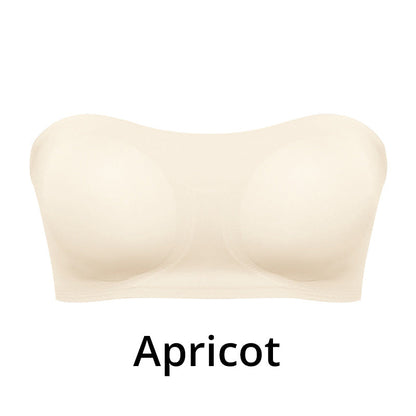 💜 BUY 1 GET 1 FREE 💜 Women's Non-Slip Strapless Wireless Bra with Crossover Side Closure