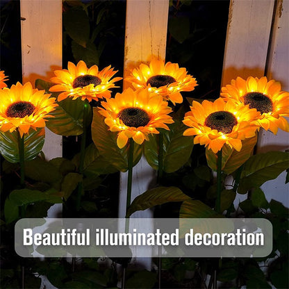 🌻Factory Direct !🌞Solar LED Sunflower Garden Lights-29.6inch/74cm