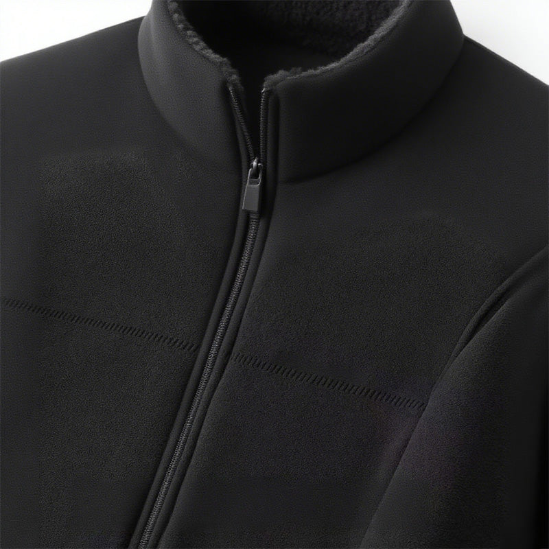 Men's Winter Warm Zipper Coats with Pockets