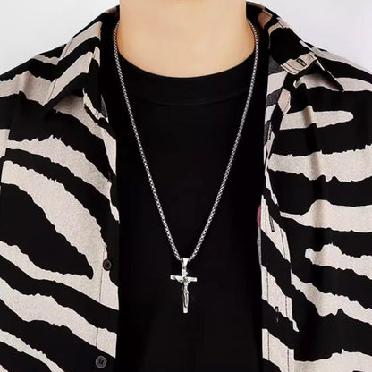 Creative Trendy Cross Pendant Necklace