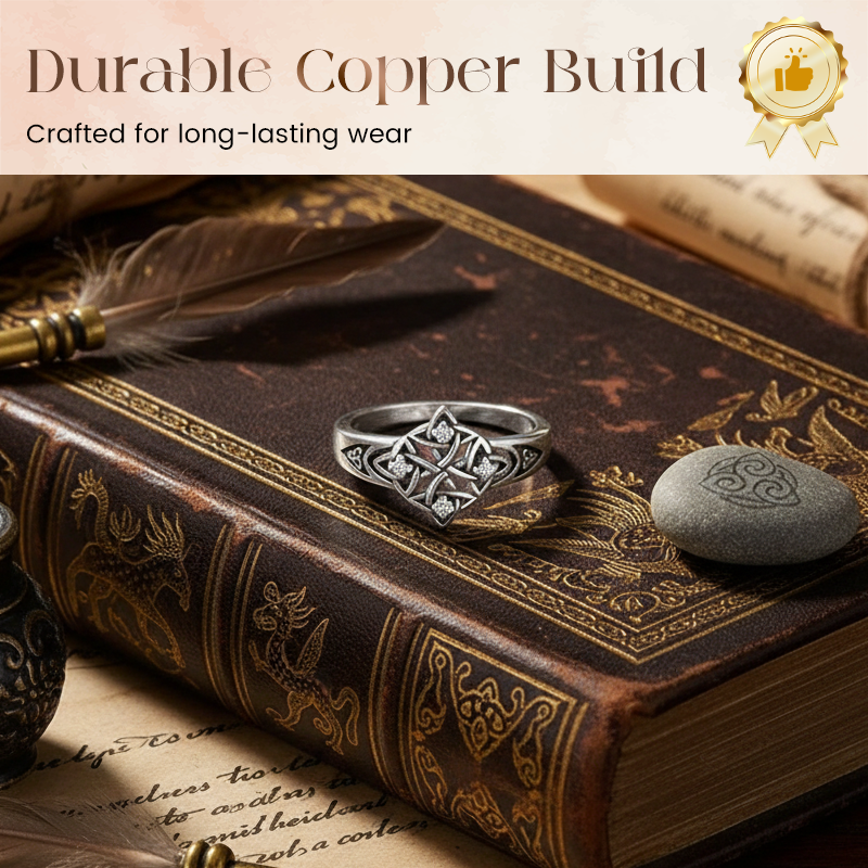 Vintage Trinity Celtic Knot Ring