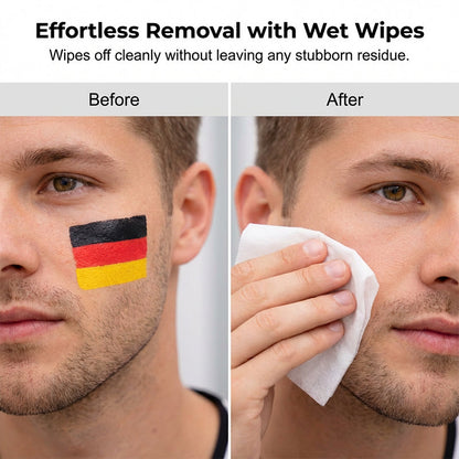 National Flag Face Paint Stick for Sports Fans