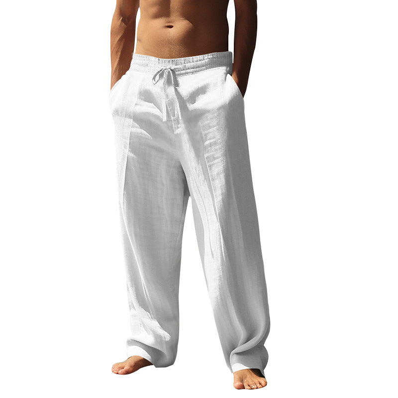 🔥Men's Casual Drawstring Pants with Pockets